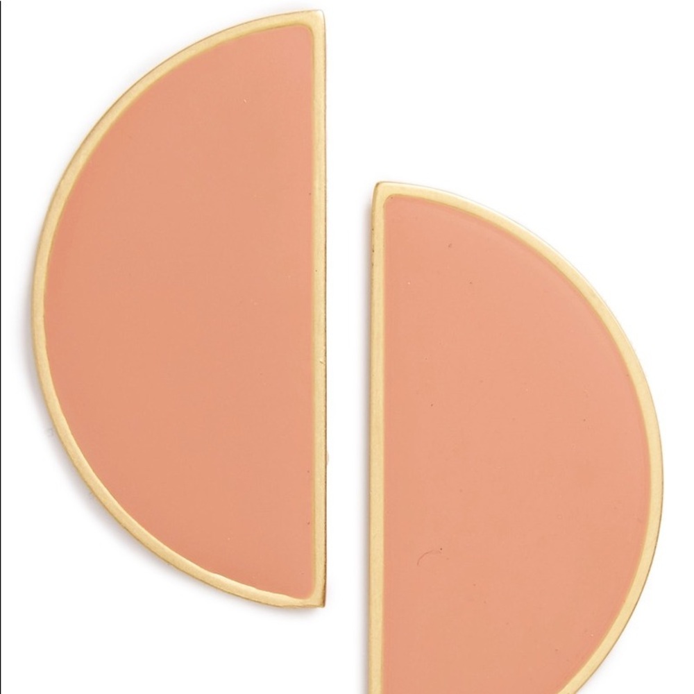 Madewell half circle earrings